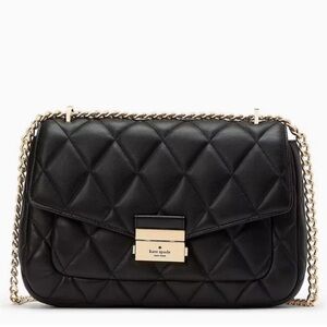 Kate Spade Carey Medium Flap Quilted Leather Shoulder Crossbody Bag